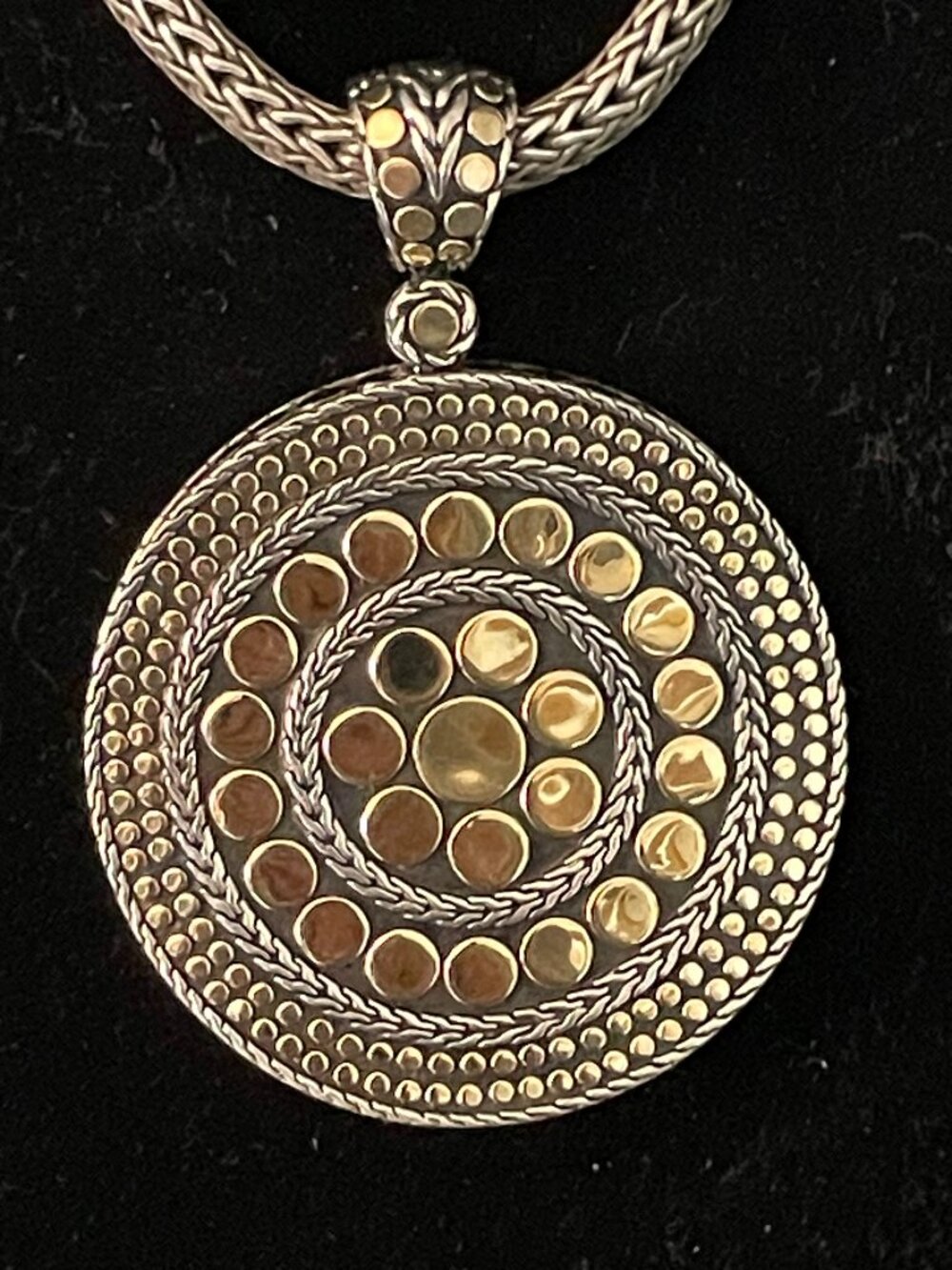 JOHN HARDY XL PENDANT 18K, 925